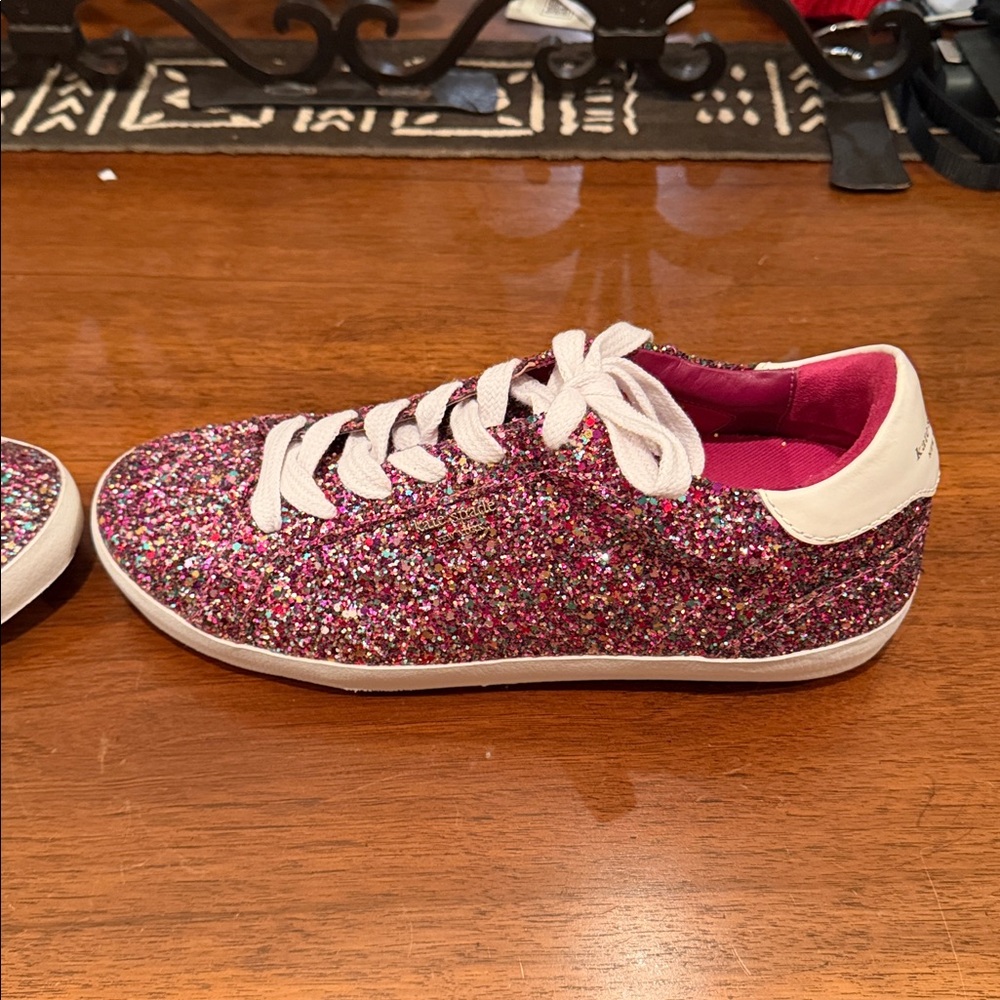 🌟🌟HOST PICK🌟🌟NWOT Gorgeous “Kate Spade sparkling Tennis Shoes - Picture 2 of 12